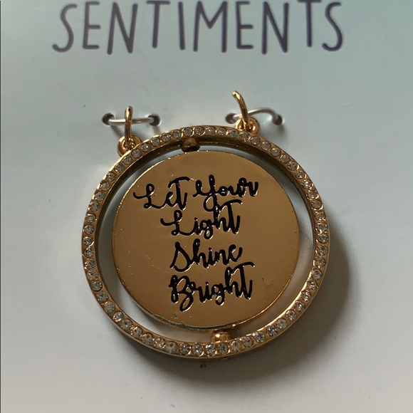 blue moon Jewelry - 3/$10 NWT twisty pendant